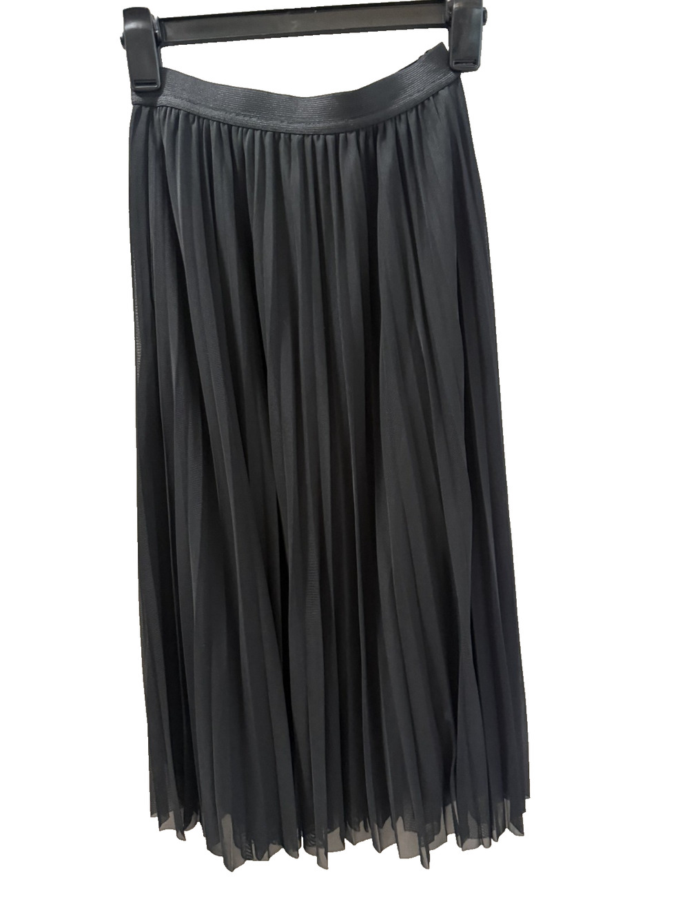 Sincerely Jules Black Mesh Pleated Skirt Lined Size S Whimsigoth Witchy Grunge
